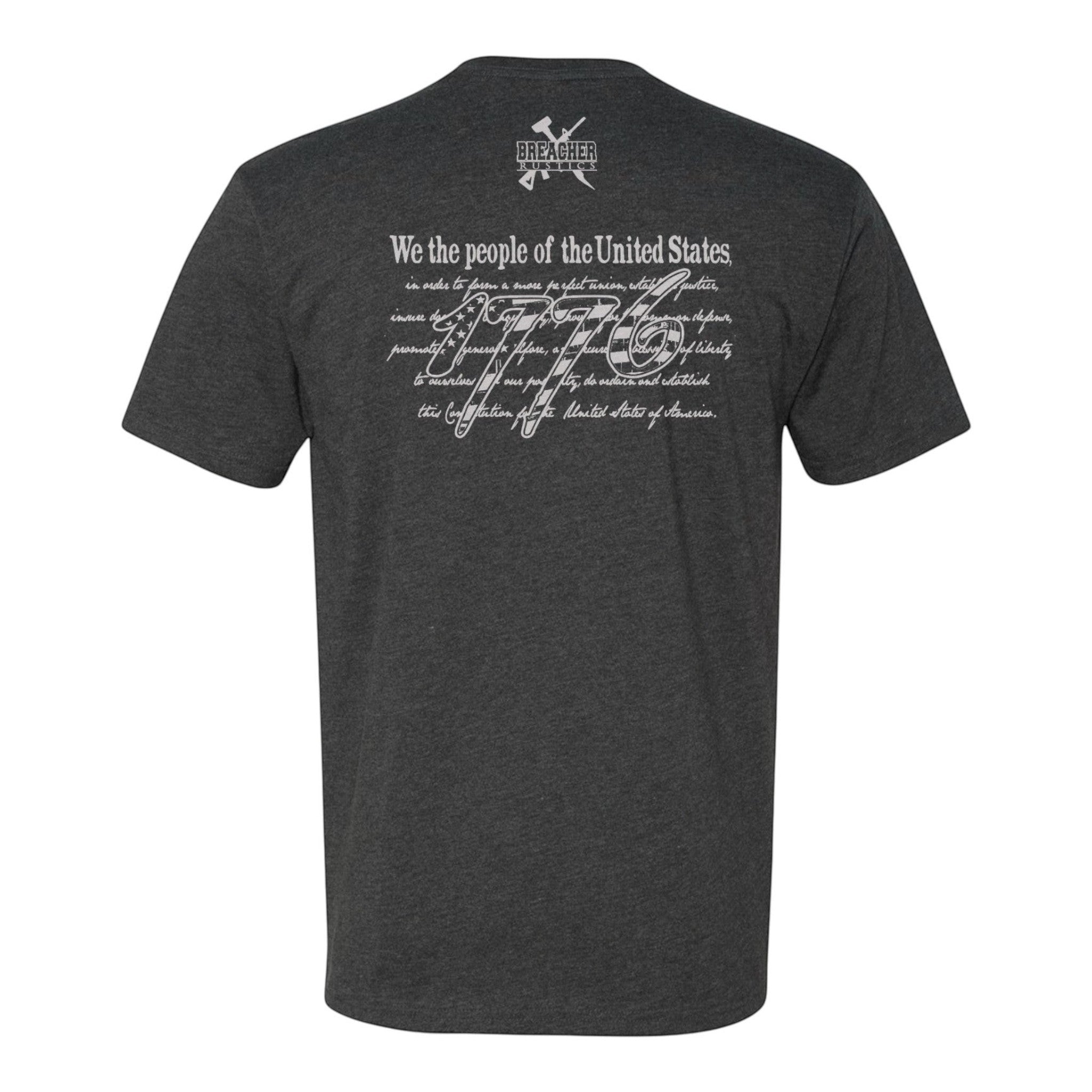 Breacher Rustics charcoal grey t-shirt with