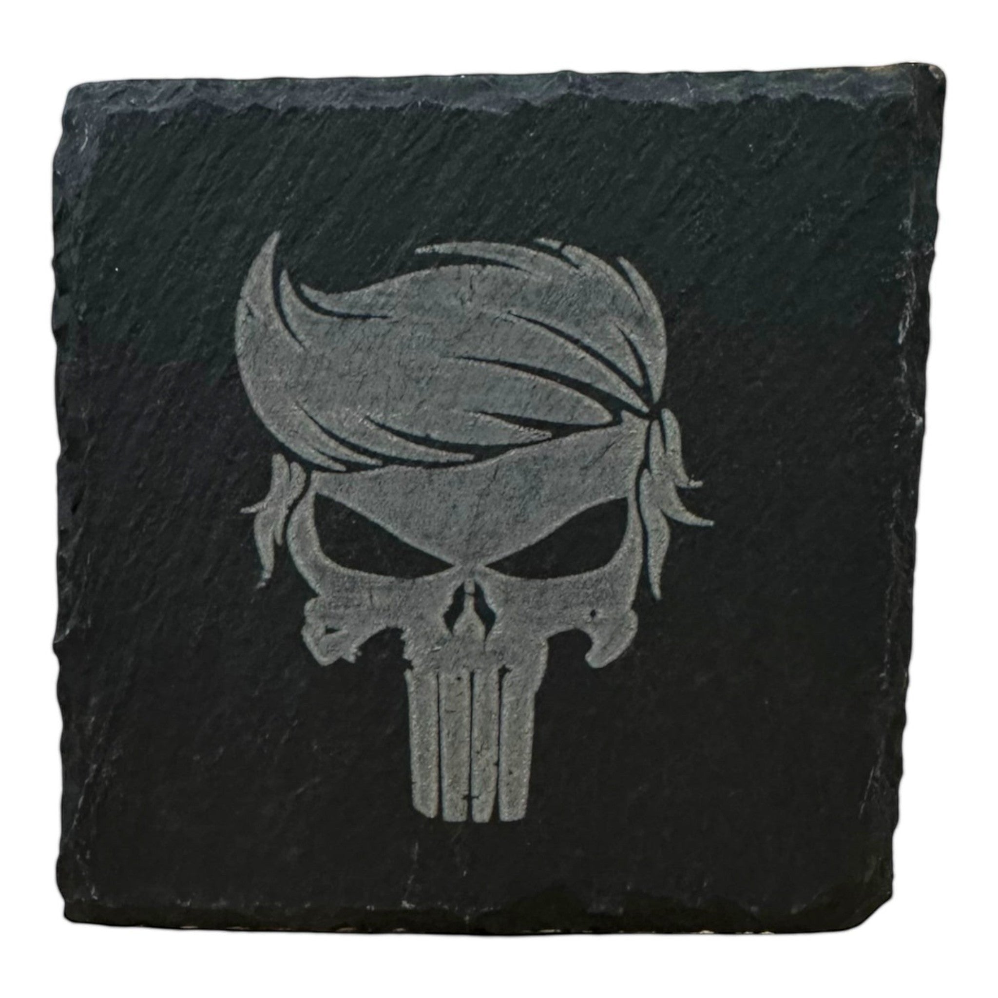 slate drink coasters patriotic trump themed set of 4 durable rustic stone coasters with foam backing