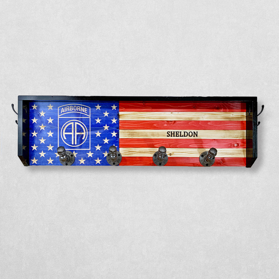 Custom Logo Gear Rack - Coat Rack – Breacher Rustics- Stand For Something