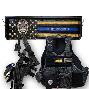 [2 Pack] Heavy Duty Hangers for Law Enforcement Gear - Heavy Load Capacity Body Armor Hanger